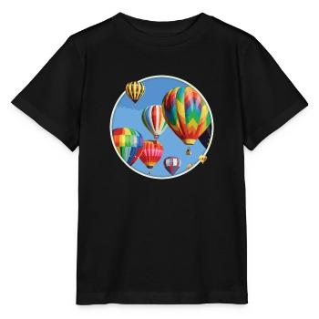 Balloon - Stanley/Stella MINI CREATOR Kids’ T-Shirt - black - Front - Mikhail (115cm)