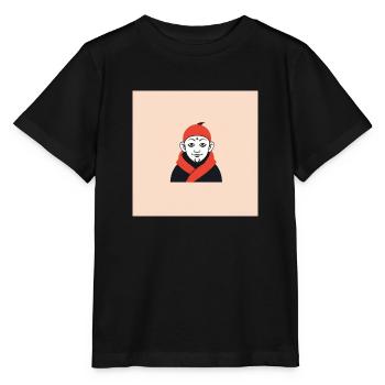 Mönch - Stanley/Stella Kinder T-Shirt MINI CREATOR  - Schwarz - Vorne - Mikhail (115cm)