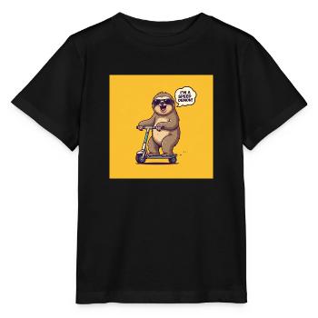 FAULTIER SPEED DEMON - Stanley/Stella Kinder T-Shirt MINI CREATOR  - Schwarz - Vorne - Mikhail (115cm)