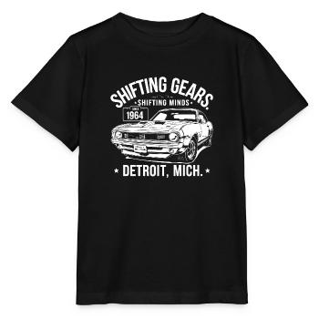 Shifting Gears Classic Car 2 - Stanley/Stella MINI CREATOR Kids’ T-Shirt - black - Front - Mikhail (115cm)
