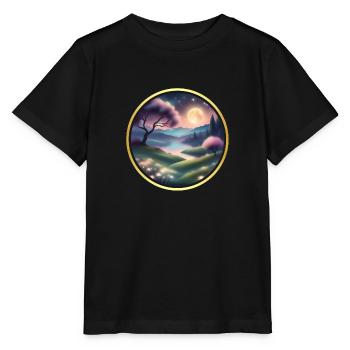 Träumen Sie von einer Nacht im Frühling - Stanley/Stella Kinder T-Shirt MINI CREATOR  - Schwarz - Vorne - Mikhail (115cm)