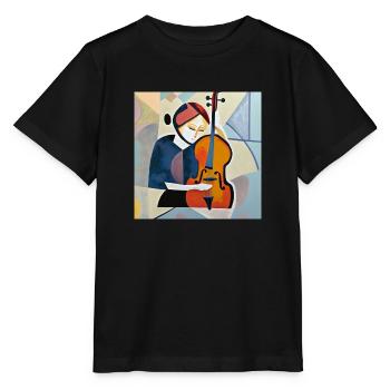 Einen Augenblick vor dem Schein - Stanley/Stella Kinder T-Shirt MINI CREATOR  - Schwarz - Vorne - Mikhail (115cm)