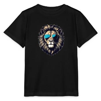 Shades of the Jungle - Stanley/Stella MINI CREATOR Kids’ T-Shirt - black - Front - Mikhail (115cm)