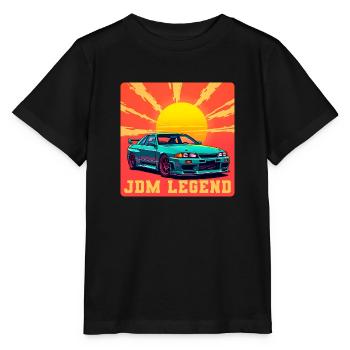JDM Legend Lever du soleil - T-shirt bio MINI CREATOR Stanley/Stella Enfant - noir - Devant - Mikhail (115cm)