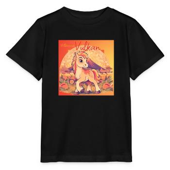 Vulkan ist da ! - Stanley/Stella Kinder T-Shirt MINI CREATOR  - Schwarz - Vorne - Mikhail (115cm)