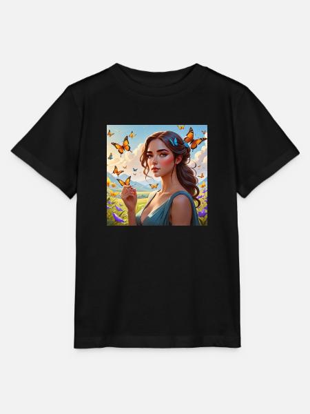 Ikone - Stanley/Stella Kinder T-Shirt MINI CREATOR  - Schwarz