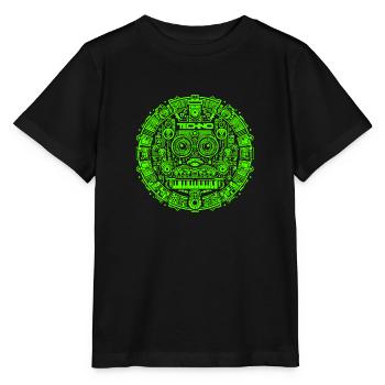 Techno Music Logo - Stanley/Stella Kinder T-Shirt MINI CREATOR  - Schwarz - Vorne - Mikhail (115cm)