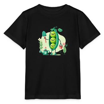 Pois - T-shirt bio MINI CREATOR Stanley/Stella Enfant - noir - Devant - Mikhail (115cm)