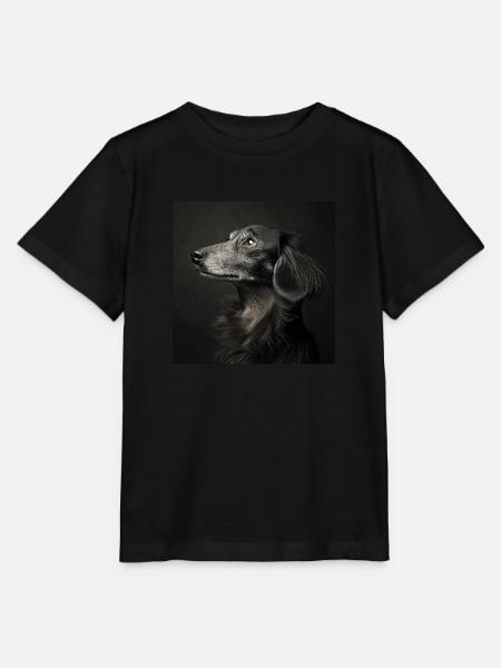 Black Animals - Old Dog - Stanley/Stella Kinder T-Shirt MINI CREATOR  - Schwarz