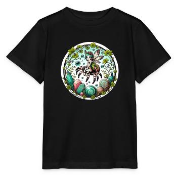 Niedliche Spinnenfee - Stanley/Stella Kinder T-Shirt MINI CREATOR  - Schwarz - Vorne - Mikhail (115cm)