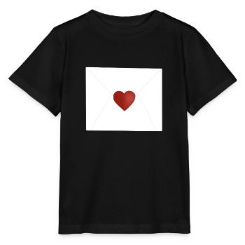 Lettre d’amour - T-shirt bio MINI CREATOR Stanley/Stella Enfant - noir - Devant - Mikhail (115cm)