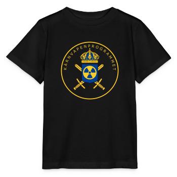 Le programme suédois d’armement nucléaire - T-shirt bio MINI CREATOR Stanley/Stella Enfant - noir - Devant - Mikhail (115cm)