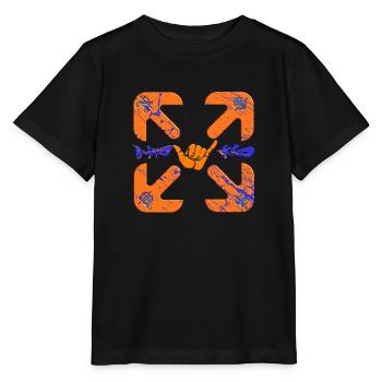 Boussole - T-shirt bio MINI CREATOR Stanley/Stella Enfant - noir - Devant - Mikhail (115cm)
