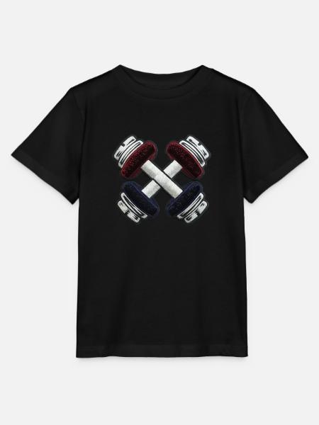 Bestickte stumme Glocken - Stanley/Stella Kinder T-Shirt MINI CREATOR  - Schwarz