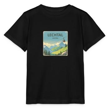 Vallée de Lech, Tyrol - T-shirt bio MINI CREATOR Stanley/Stella Enfant - noir - Devant - Mikhail (115cm)