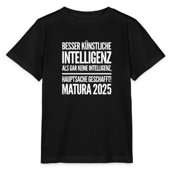 Matura - Stanley/Stella Kinder T-Shirt MINI CREATOR  - Schwarz - Vorne - Mikhail (115cm)