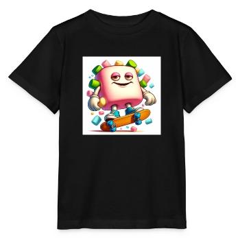 2cc40282 906f 4c98 93b2 69645453e3da - T-shirt bio MINI CREATOR Stanley/Stella Enfant - noir - Devant - Mikhail (115cm)