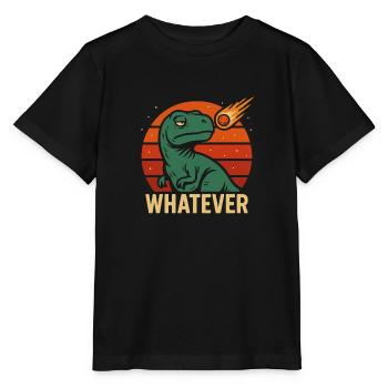 Whatever T-Rex - Stanley/Stella MINI CREATOR Kids’ T-Shirt - black - Front - Mikhail (115cm)