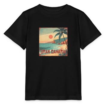 Gran Canaria - Stanley/Stella MINI CREATOR Kids’ T-Shirt - black - Front - Mikhail (115cm)