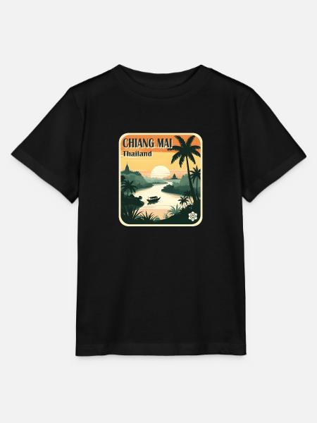 Chiang Mai Thailan - Stanley/Stella Kinder T-Shirt MINI CREATOR  - Schwarz