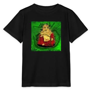 Buddha - Stanley/Stella MINI CREATOR Kids’ T-Shirt - black - Front - Mikhail (115cm)