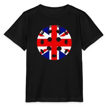 Pickleball Royaume-Uni - T-shirt bio MINI CREATOR Stanley/Stella Enfant - noir - Devant - Mikhail (115cm)