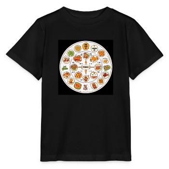 La querelle des gourmets - T-shirt bio MINI CREATOR Stanley/Stella Enfant - noir - Devant - Mikhail (115cm)