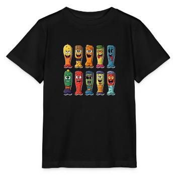 The Silly Striders - Stanley/Stella MINI CREATOR Kids’ T-Shirt - black - Front - Mikhail (115cm)