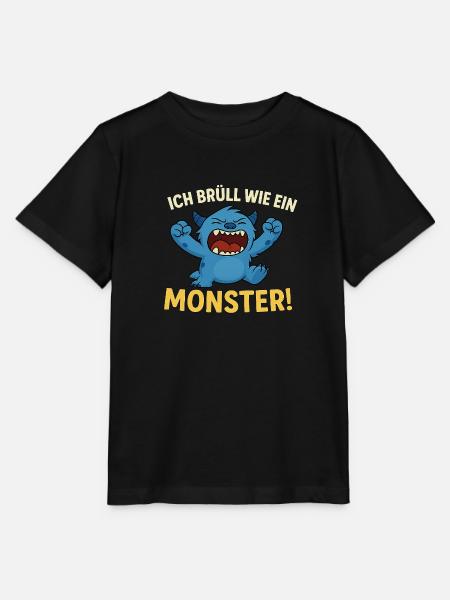 Bruellender Monsterwahnsinn - Stanley/Stella Kinder T-Shirt MINI CREATOR - Schwarz