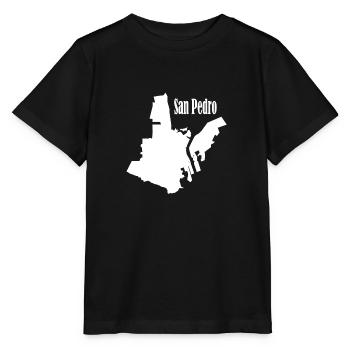 San pedro L.A. weiß - Stanley/Stella Kinder T-Shirt MINI CREATOR  - Schwarz - Vorne - Mikhail (115cm)