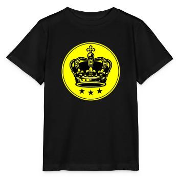 Crown Symbol - Stanley/Stella MINI CREATOR Kids’ T-Shirt - black - Front - Mikhail (115cm)