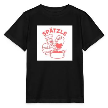 Spätzle - Stanley/Stella Kinder T-Shirt MINI CREATOR  - Schwarz - Vorne - Mikhail (115cm)