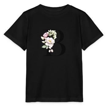 Votre lettre B sur les vêtements personnalisés - T-shirt bio MINI CREATOR Stanley/Stella Enfant - noir - Devant - Mikhail (115cm)