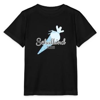 Schulkind Schultüte Blau - Stanley/Stella Kinder T-Shirt MINI CREATOR  - Schwarz - Vorne - Mikhail (115cm)
