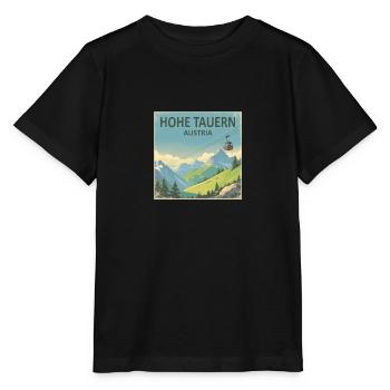 Hohe Tauern Österreich - Stanley/Stella Kinder T-Shirt MINI CREATOR  - Schwarz - Vorne - Mikhail (115cm)