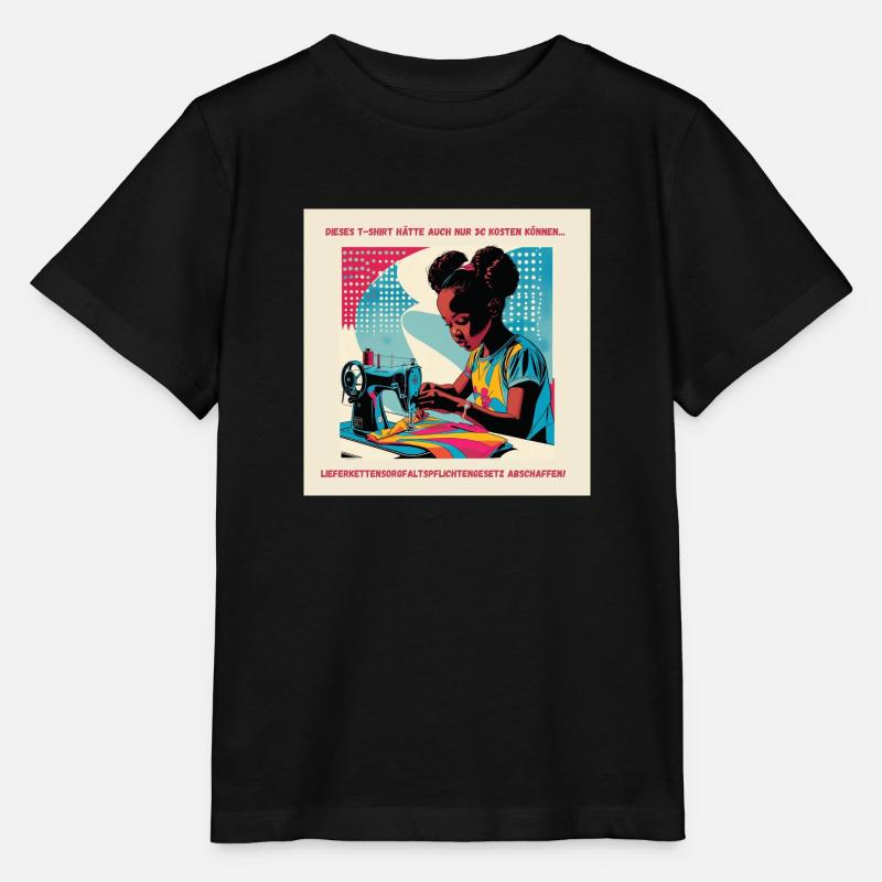 3€ - Stanley/Stella Kinder T-Shirt MINI CREATOR - Schwarz