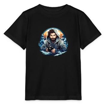 Master the Frame: Ausbildung zum visuellen Geschichtenerzähler - Stanley/Stella Kinder T-Shirt MINI CREATOR  - Schwarz - Vorne - Mikhail (115cm)