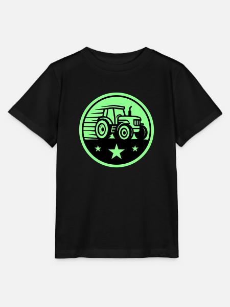 Traktor Farmer - Stanley/Stella Kinder T-Shirt MINI CREATOR  - Schwarz