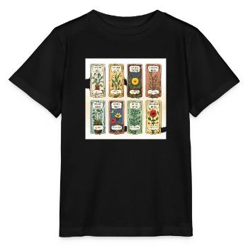 Literarische Schätze - Stanley/Stella Kinder T-Shirt MINI CREATOR  - Schwarz - Vorne - Mikhail (115cm)