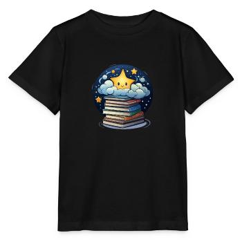 Versets célestes - T-shirt bio MINI CREATOR Stanley/Stella Enfant - noir - Devant - Mikhail (115cm)
