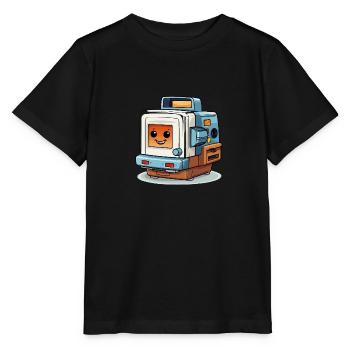 Instant Flashback - Stanley/Stella MINI CREATOR Kids’ T-Shirt - black - Front - Mikhail (115cm)