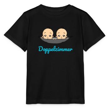 Doppelzimmer Baby Zwillinge Schwangerschaft - Stanley/Stella Kinder T-Shirt MINI CREATOR  - Schwarz - Vorne - Mikhail (115cm)