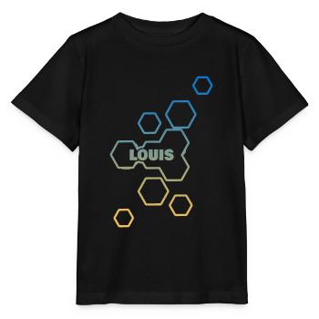 Camouflage with honeycombs for Louis - Stanley/Stella MINI CREATOR Kids’ T-Shirt - black - Front - Mikhail (115cm)