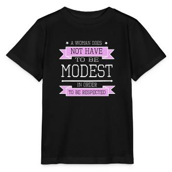 gender equality society activism - Stanley/Stella MINI CREATOR Kids’ T-Shirt - black - Front - Mikhail (115cm)
