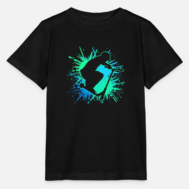 scooter stunt it - Stanley/Stella Kinder T-Shirt MINI CREATOR  - Schwarz