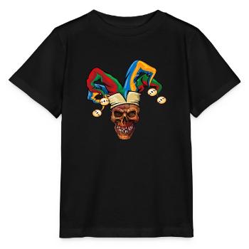 Skull Fasnet Fastnacht Fasching Karneval - Stanley/Stella Kinder T-Shirt MINI CREATOR  - Schwarz - Vorne - Mikhail (115cm)