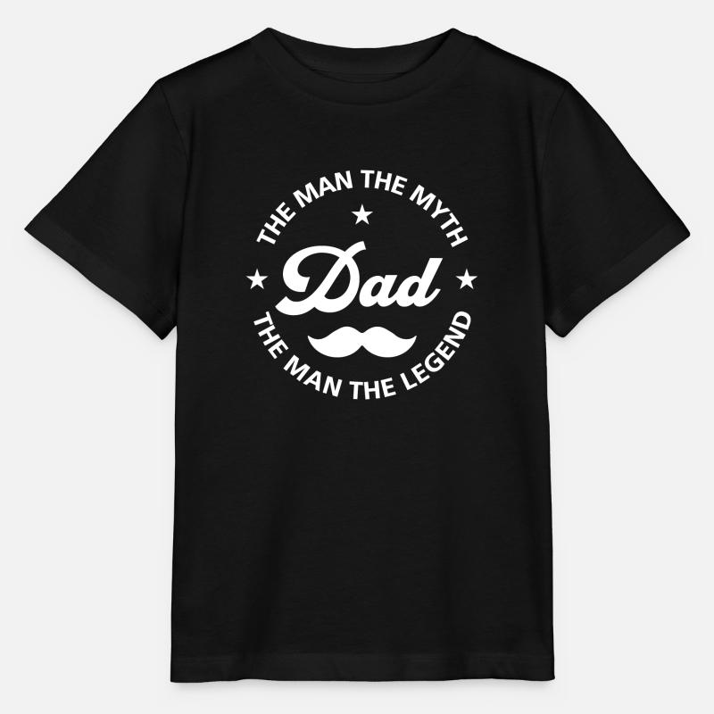 Bester Papa Vatertag Vati - Stanley/Stella Kinder T-Shirt MINI CREATOR  - Schwarz
