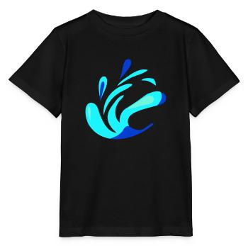 Liquid water (colors customizable) - Stanley/Stella MINI CREATOR Kids’ T-Shirt - black - Front - Mikhail (115cm)