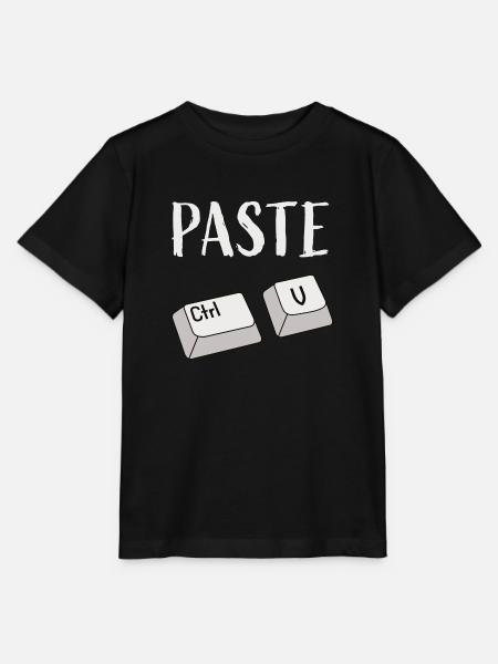 Strg V Einfügen - Stanley/Stella T-shirt MINI CREATOR til børn - sort