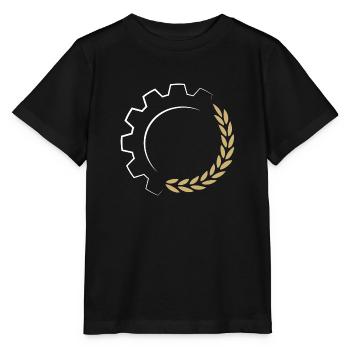 Logo de l’entrepreneur - T-shirt bio MINI CREATOR Stanley/Stella Enfant - noir - Devant - Mikhail (115cm)